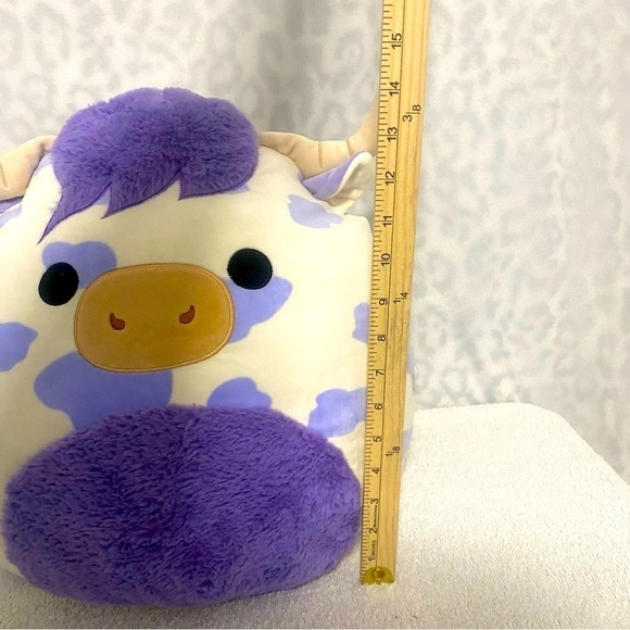 Squishmallow 16" Conway The Purple Spotted Highland Cow Plush Toy - Picture 5 of 8